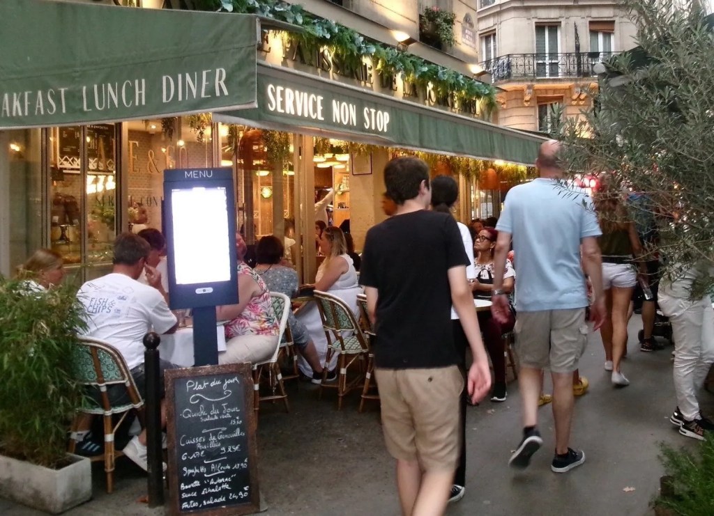 Plat du Jour restaraunt in Paris, France